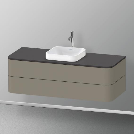 Duravit Happy D.2 Plus vanity unit with 2 pull-out compartments for countertop and countertop washbasin, without interior system