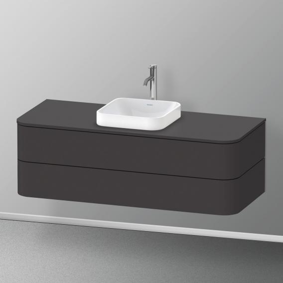 Duravit Happy D.2 Plus vanity unit with 2 pull-out compartments for countertop and countertop washbasin, without interior system