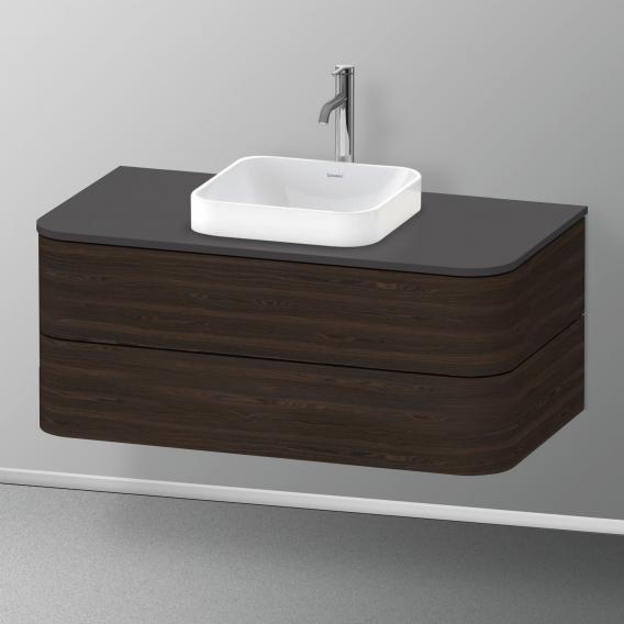 Duravit Happy D.2 Plus vanity unit with 2 pull-out compartments for countertop and countertop washbasin, without interior system