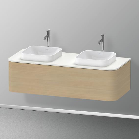 Duravit Happy D.2 Plus vanity unit with 1 pull-out compartment for countertop and countertop washbasin