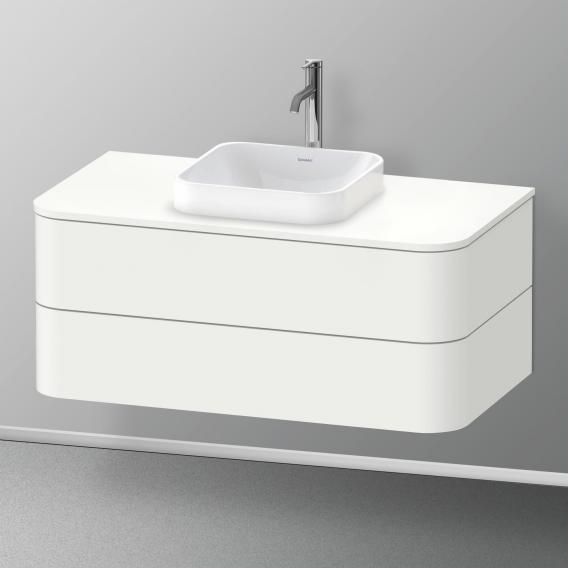 Duravit Happy D.2 Plus vanity unit with 2 pull-out compartments for countertop and countertop washbasin, without interior system