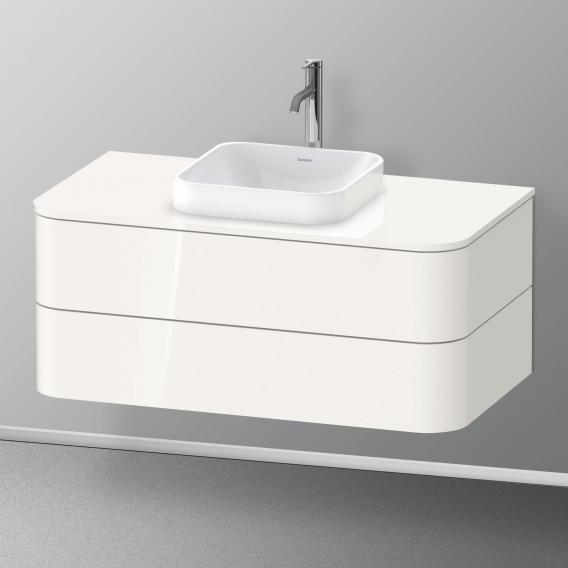 Duravit Happy D.2 Plus vanity unit with 2 pull-out compartments for countertop and countertop washbasin, without interior system