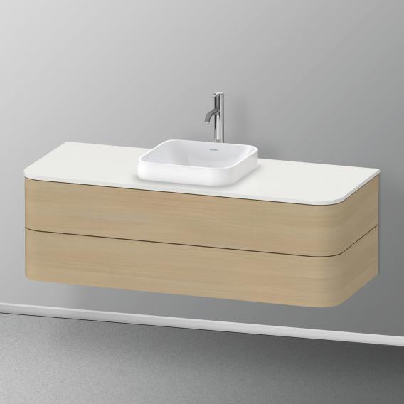 Duravit Happy D.2 Plus vanity unit with 2 pull-out compartments for countertop and countertop washbasin, without interior system