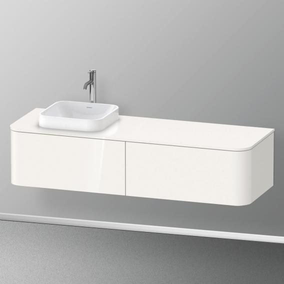 Duravit Happy D.2 Plus vanity unit with 2 pull-out compartments for countertop and countertop washbasin, without interior system