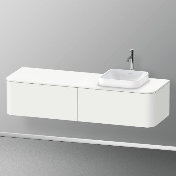 Duravit Happy D.2 Plus vanity unit with 2 pull-out compartments for countertop and countertop washbasin, without interior system