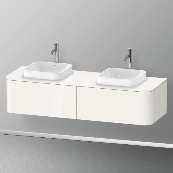 Duravit Happy D.2 Plus vanity unit with 2 pull-out compartments for countertop and countertop washbasin, without interior system