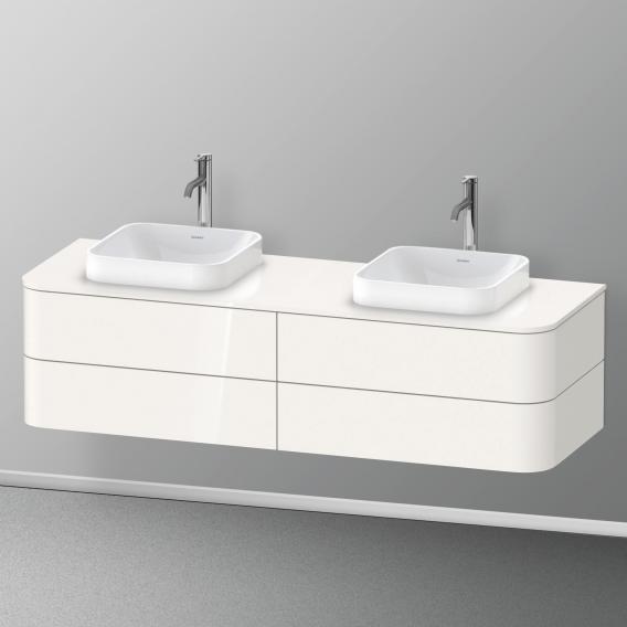 Duravit Happy D.2 Plus vanity unit with 4 pull-out compartments for countertop and countertop washbasin, without interior system