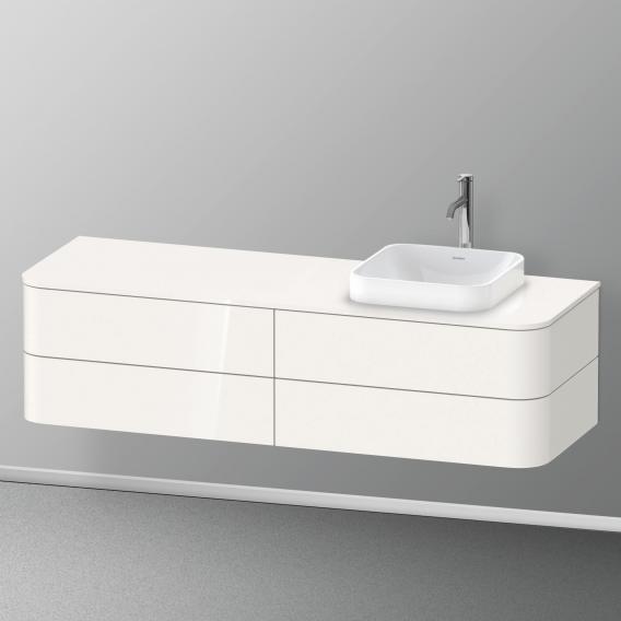 Duravit Happy D.2 Plus vanity unit with 4 pull-out compartments for countertop and countertop washbasin, without interior system