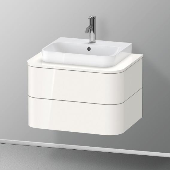 Duravit Happy D.2 Plus vanity unit with 2 pull-out compartments for countertop and countertop washbasin, without interior system