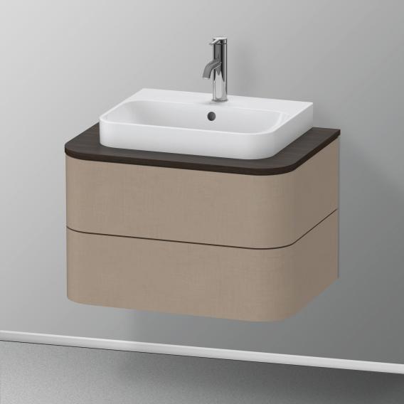 Duravit Happy D.2 Plus vanity unit with 2 pull-out compartments for countertop and countertop washbasin, without interior system