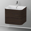Duravit Happy D.2 Plus washbasin with vanity unit with 2 pull-out compartments