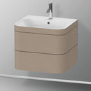 Duravit Happy D.2 Plus washbasin with vanity unit with 2 pull-out compartments