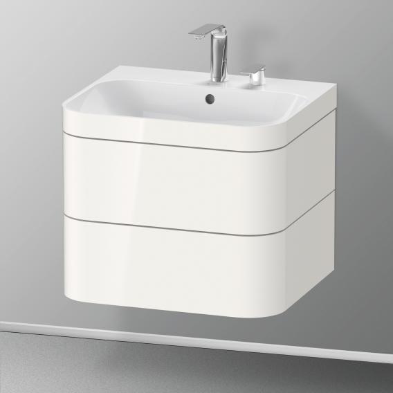 Duravit Happy D.2 Plus 洗臉盆，附梳妝台，附 2 個拉出式隔層