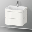 Duravit Happy D.2 Plus washbasin with vanity unit with 2 pull-out compartments