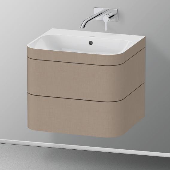 Duravit Happy D.2 Plus 洗臉盆，附梳妝台，附 2 個拉出式隔層