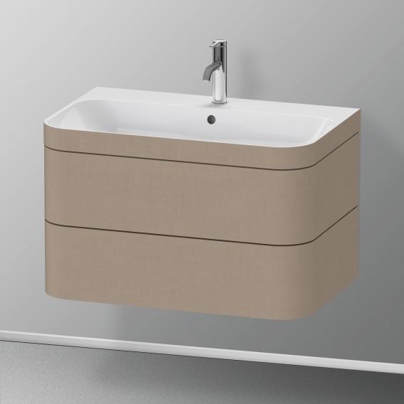 Duravit Happy D.2 Plus 洗臉盆，附梳妝台，附 2 個拉出式隔層