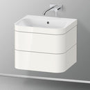 Duravit Happy D.2 Plus washbasin with vanity unit with 2 pull-out compartments
