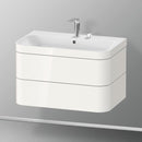 Duravit Happy D.2 Plus washbasin with vanity unit with 2 pull-out compartments