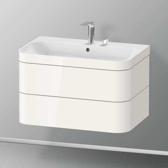 Duravit Happy D.2 Plus 洗臉盆，附梳妝台，附 2 個拉出式隔層