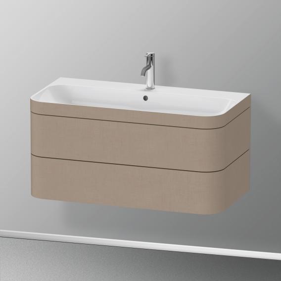 Duravit Happy D.2 Plus 洗臉盆，附梳妝台，附 2 個拉出式隔層