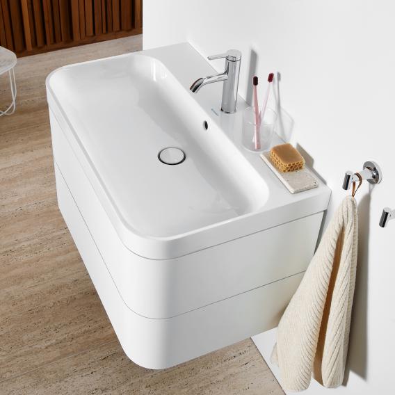 Duravit Happy D.2 Plus 洗臉盆，附梳妝台，附 2 個拉出式隔層