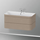 Duravit Happy D.2 Plus washbasin with vanity unit with 2 pull-out compartments