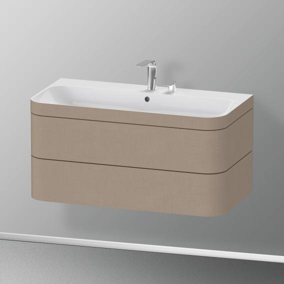 Duravit Happy D.2 Plus 洗臉盆，附梳妝台，附 2 個拉出式隔層