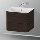 Duravit Happy D.2 Plus washbasin with vanity unit with 2 pull-out compartments