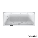 Duravit Happy D.2 rectangular whirlbath, built-in