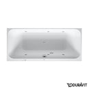 Duravit Happy D.2 rectangular whirlbath, built-in