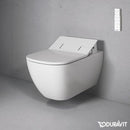 Duravit Happy D.2 wall-mounted washdown toilet for SensoWash® rimless, extended version