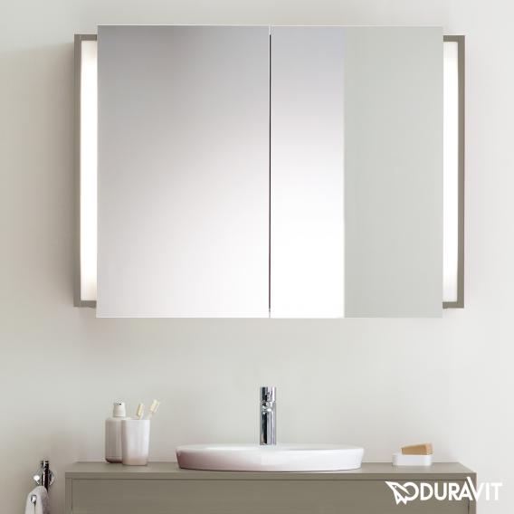 Duravit Ketho mirror cabinet with lighting and 2 doors
