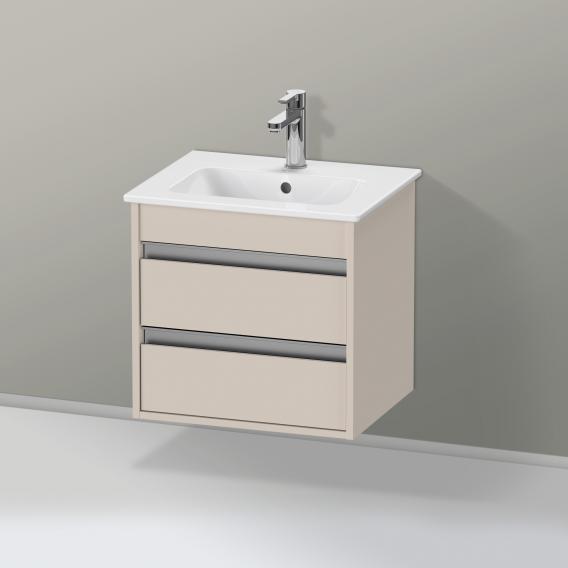 Duravit Ketho 梳妝台 緊湊型，帶有 2 個拉出式隔層