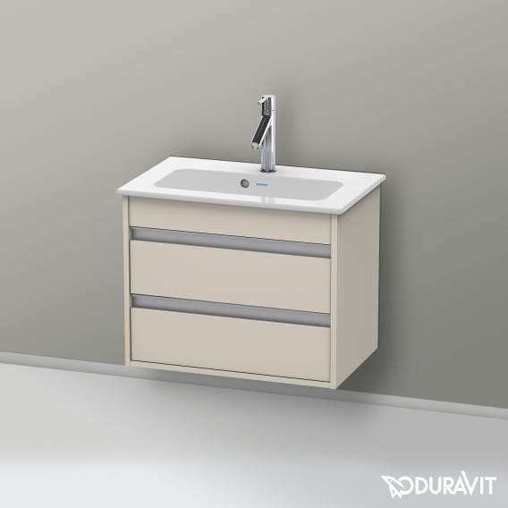 Duravit Ketho 梳妝台 緊湊型，帶有 2 個拉出式隔層