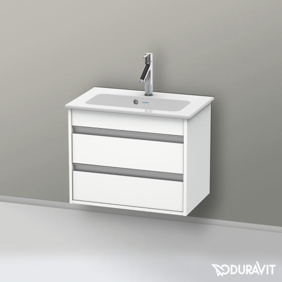 Duravit Ketho 梳妝台 緊湊型，帶有 2 個拉出式隔層