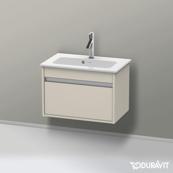 Duravit Ketho 梳妝台 緊湊型，帶有 1 個拉出式隔層