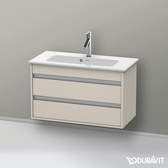 Duravit Ketho 梳妝台 緊湊型，帶有 2 個拉出式隔層