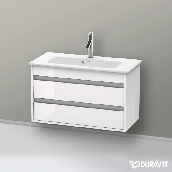 Duravit Ketho 梳妝台 緊湊型，帶有 2 個拉出式隔層