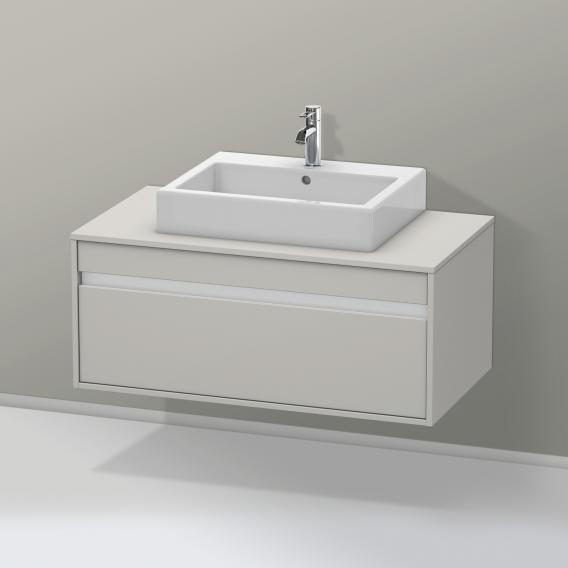 Duravit Ketho vanity unit for countertop washbasin with 1 pull-out compartment