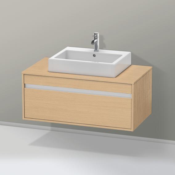 Duravit Ketho vanity unit for countertop washbasin with 1 pull-out compartment