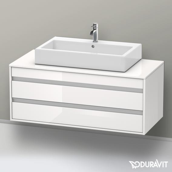 Duravit Ketho vanity unit for countertop washbasin with 2 pull-out compartments