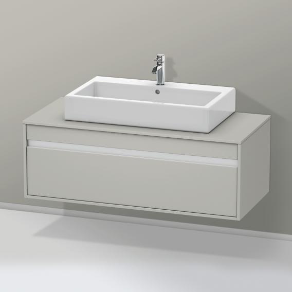 Duravit Ketho vanity unit for countertop washbasin with 1 pull-out compartment