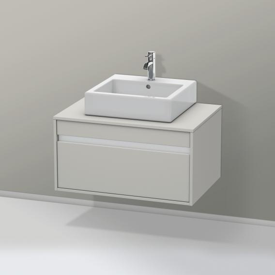 Duravit Ketho vanity unit for countertop washbasin with 1 pull-out compartment