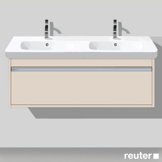 Duravit Ketho 梳妝台適用於雙洗臉盆，附 1 個拉出式隔間