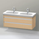 Duravit Ketho vanity unit for double washbasin with 2 pull-out compartments