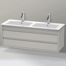 Duravit Ketho vanity unit for double washbasin with 2 pull-out compartments
