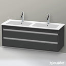 Duravit Ketho vanity unit for double washbasin with 2 pull-out compartments