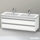 Duravit Ketho vanity unit for double washbasin with 2 pull-out compartments
