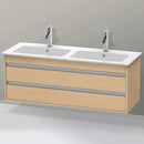Duravit Ketho vanity unit for double washbasin with 2 pull-out compartments