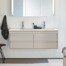 Duravit Ketho vanity unit for double washbasin with 4 pull-out compartments